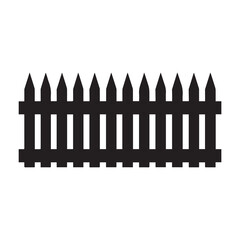 Fence icon set. Simple vector for web design isolated on white background.