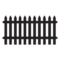 Fence icon set. Simple vector for web design isolated on white background.