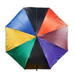 Colorful Umbrella Isolated on Transparent