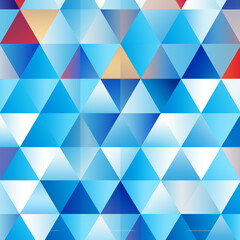 geometric triangle pattern. flat design