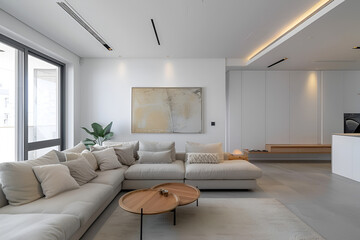 Fototapeta premium serenity white sofa