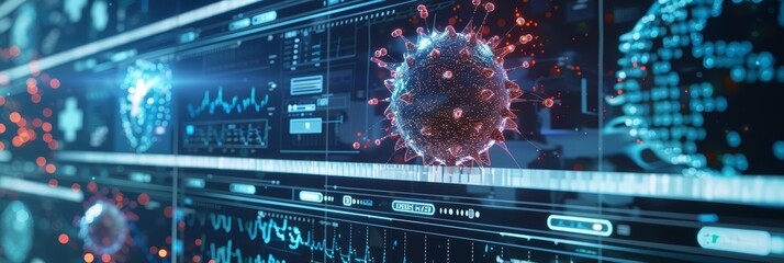 The integration of AI in monitoring and diagnosing infections offers a promising avenue for enhancing early detection systems, science concept
