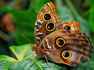 The mimicry observed in butterflies is a fascinating example of evolutionary adaptation for protection against predators, science concept