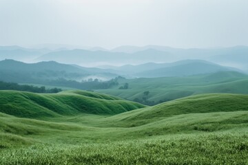 Fototapeta na wymiar Hills hill landscape grassland.