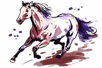 horse, galloping horse