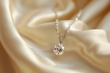 Necklace diamond gemstone jewelry pendant.