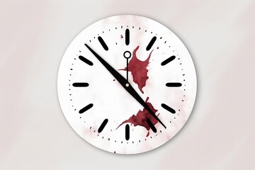 minimalistic clock face design