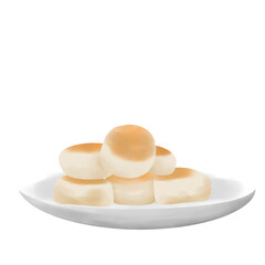 Bakpia Pathok Food Illustration