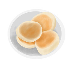 Bakpia Pathok Food Illustration