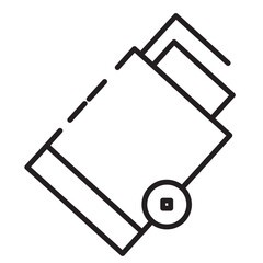 Money Chinese Gift Line Icon