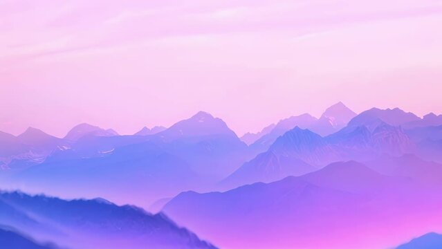 Soft pastel shades blur together revealing only glimpses of towering peaks and serene valleys teasing the imagination with the secrets that lie over the defocused horizon. .
