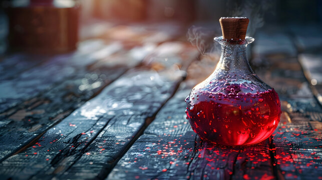 Transformative Alchemical Brew in Captivating Cinematic Close-up with Hyper-Detailed Rendering