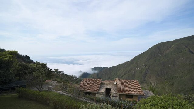 Timelapse of Avila National Park at Galipan. Caracas, Venezuela