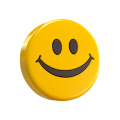 happy smiley face icon isolated