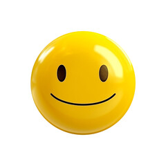 Fototapeta premium happy smiley face icon isolated
