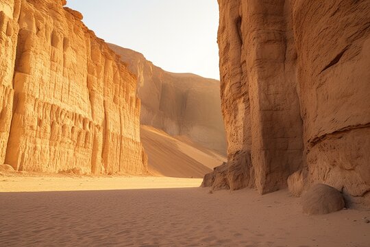 Ancient Egyptian Sandstone Gradients: Valley of the Kings Tones Symphony