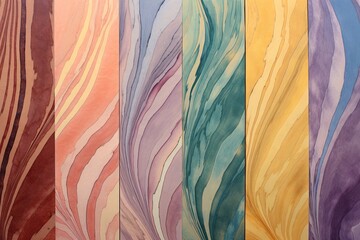 Ancient Marbled Paper Gradients: Enchanting Art Journal Backgrounds