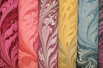 Vintage Marbled Paper Gradients: Timeless Old-Style Designs