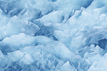 Frosty Blue Tones: Arctic Glacier Ice Gradients