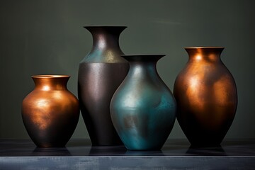 Burnished Copper Patina Gradients - Timeless Allure