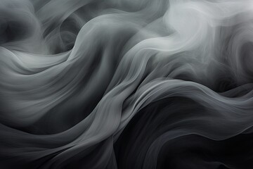 Charcoal and Ash Gradients: Mesmerizing Smoke Swirls