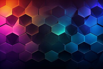 Electric Hexagon Shadows: Geometric Shape Gradients