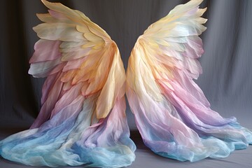 Ethereal Fairy Wing Gradients: Enchanting Color Blend in Dreamy Hues