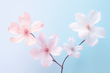Spring Blossom Gradient Delicacy: Dreamy Flower Hues