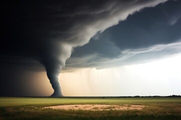 A powerful tornado nature outdoors animal.