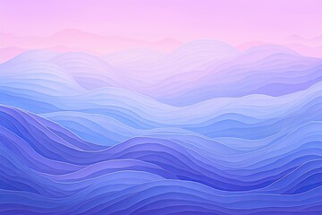 Obraz premium Tranquil Twilight Skies: Periwinkle Dusk Color Wave Gradients