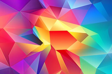 Obraz premium Prismatic Radiance: Rainbow Prism Light Gradients