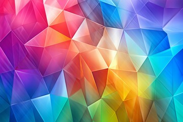 Obraz premium Radiant Rainbow Prism: Mesmerizing Iridescent Light Gradients