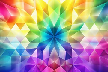 Obraz premium Rainbow Prism Light: Kaleidoscope of Hues Gradients