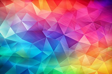 Obraz premium Rainbow Prism Light Gradients: Prismatic Harmony of Colors