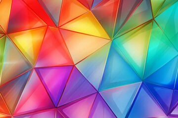 Rainbow Prism Light Gradients: Prismatic Light Diffusion Delight - obrazy, fototapety, plakaty