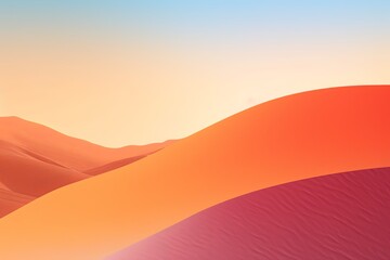 Shimmering Desert Mirage Gradients: Blazing Sun Glow Spectrum