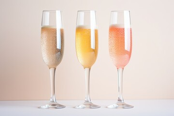 Champagne Sparkle: Celebratory Bubble Gradient Shades