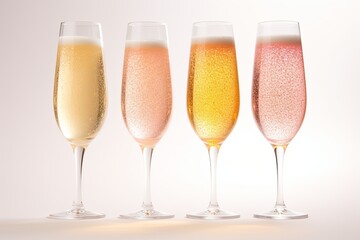 Champagne Bubble Sparkle: Vibrant Gradients in Celebratory Shades