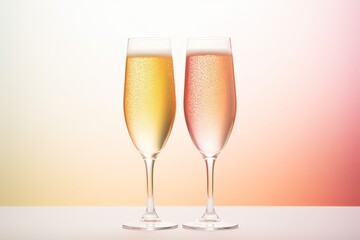 Sparkling Champagne Bubble Gradients - Dazzling Wine Color Flow