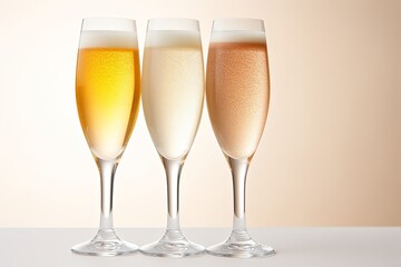 Champagne Sparkle: Toast-Worthy Bubble Gradients in Elegant Hues