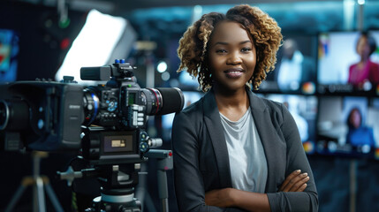 Two Individuals Being Interviewed on Camera