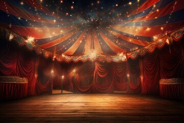 Circus lighting stage architecture