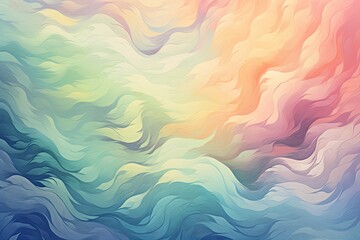 Tropical Monsoon Gradient Swirls: Stormy Weather Color Drama