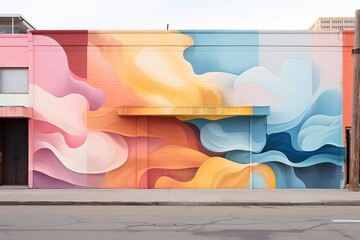 Colorful Urban Expression: Captivating Street Art Gradients