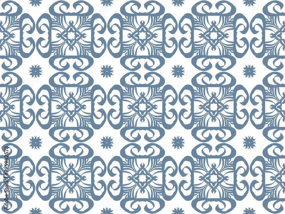 Sticker ikat pattern