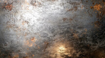 b'Grunge metal texture background with scratches and light in the center' - obrazy, fototapety, plakaty