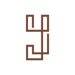 Monogram Y. Design vector Y logo. Monogram initial letter mark Y logo design. Monogram design vector logo. Monogram initial letter mark Y logo design. Simple Y monogram. Monogram Y design logo