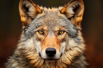 Fototapeta premium b'Portrait of a Gray Wolf'