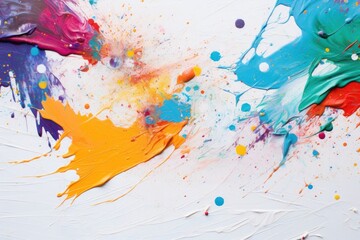 Colorful paint splash effect background