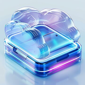 b'Transparent clouds and box'